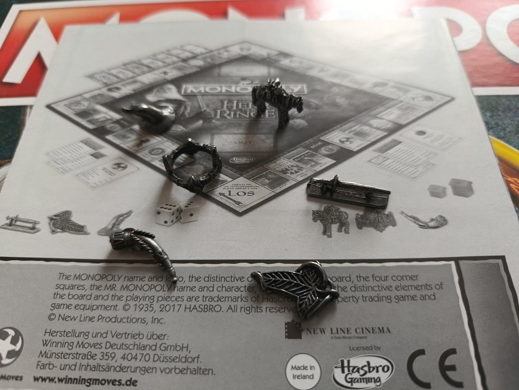 Hasbro Giochi: Der Herr der Ringe Monopoly – Nuovo (secondo la descrizione) da Ostermundigen venduto da kit_dh6z 8