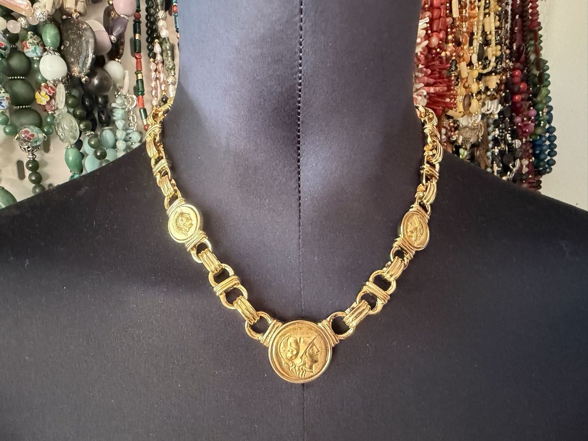 Catenine: Vintage Halskette Luxus Modeschmuck  – Usato da Lamone venduto da LaCantinaMagica 5