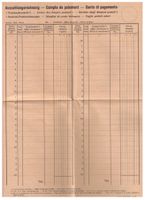 Schweizer Post_AUSZAHLUNGSRECHNUNG f. POSTCHECKVERKEHR+_1933