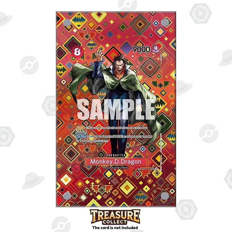 Pokémon Sammelbilder & Trading cards: Monkey.D.Dragon OP07-015 - One Piece Extended Artwork – Neu und originalverpackt aus Canobbio von TreasureCollect