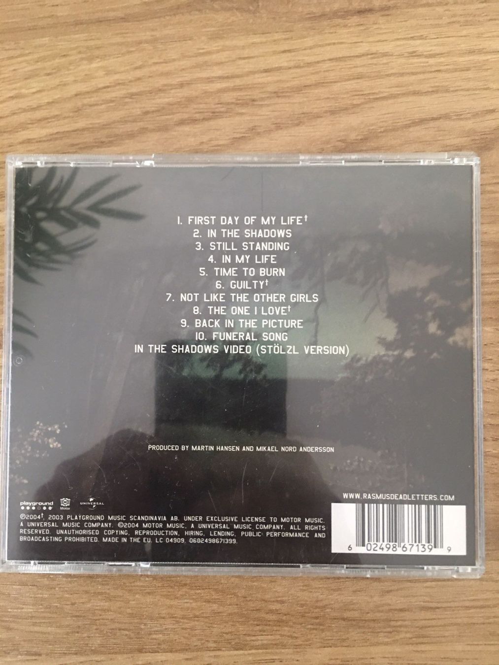 CDs: The Rasmus - Dead Letters – Neu (gemäss Beschreibung) aus Aigle von St_anger 1