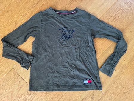Langarmshirt Tommy Hilfiger Khaki Top Zustand