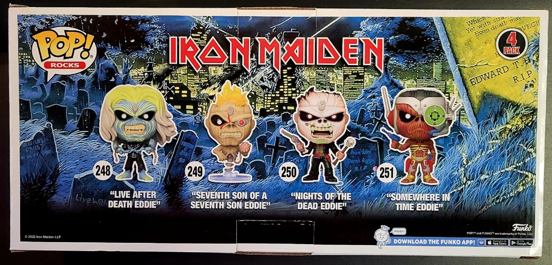 Funko Figuren: Funko Pop Rocks  Iron Maiden GITD  4pack – Neu (gemäss Beschreibung) aus Montet (Glâne) von KOADA 1