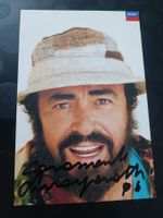 Luciano Pavarotti - signierte Autogrammkarte 11x17cm