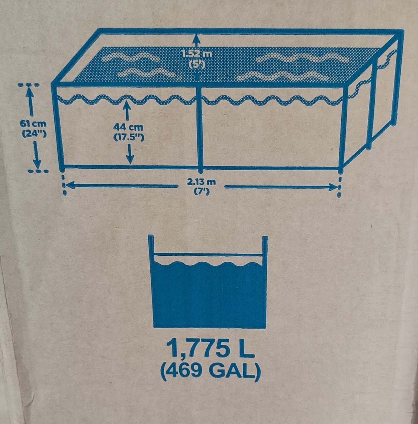 Schwimmbad: Pool 2.1m Summer Waves active frame Pool!!! NEU!!! – Neu (gemäss Beschreibung) aus Derendingen von rosarossa01 2