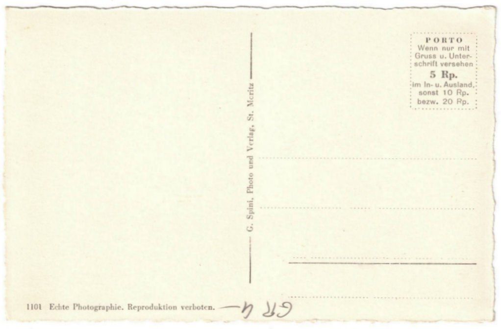 Cartoline postali: St. Moritz - Standseilbahn Muottas Muragl Bergstation – Usato da Binningen venduto da Mountainrider 1