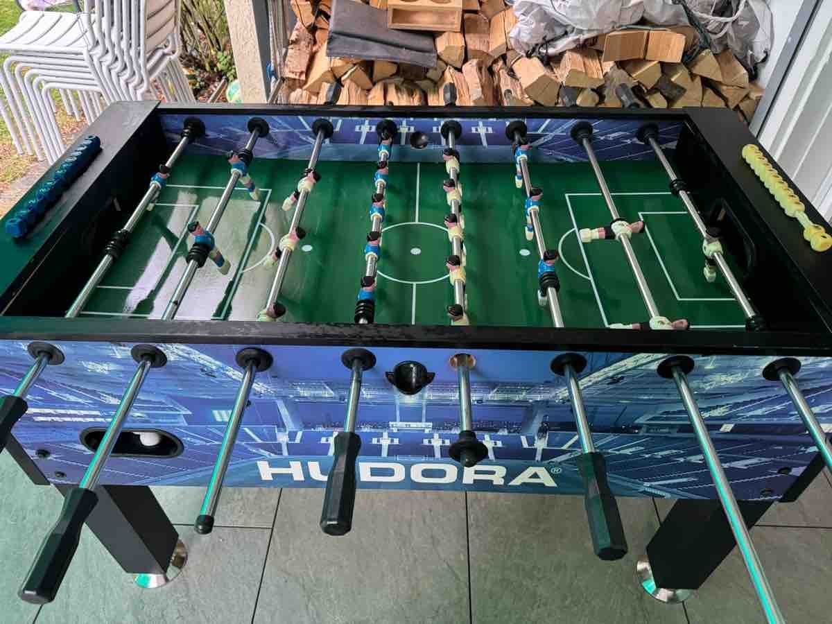Hudora Spiele: Hudora Tischfussball Spiel – Neu (gemäss Beschreibung) aus Liestal von twiga07 1