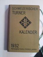 Schweizerischer Turner Kalender 1932 antike Festausgabe AG