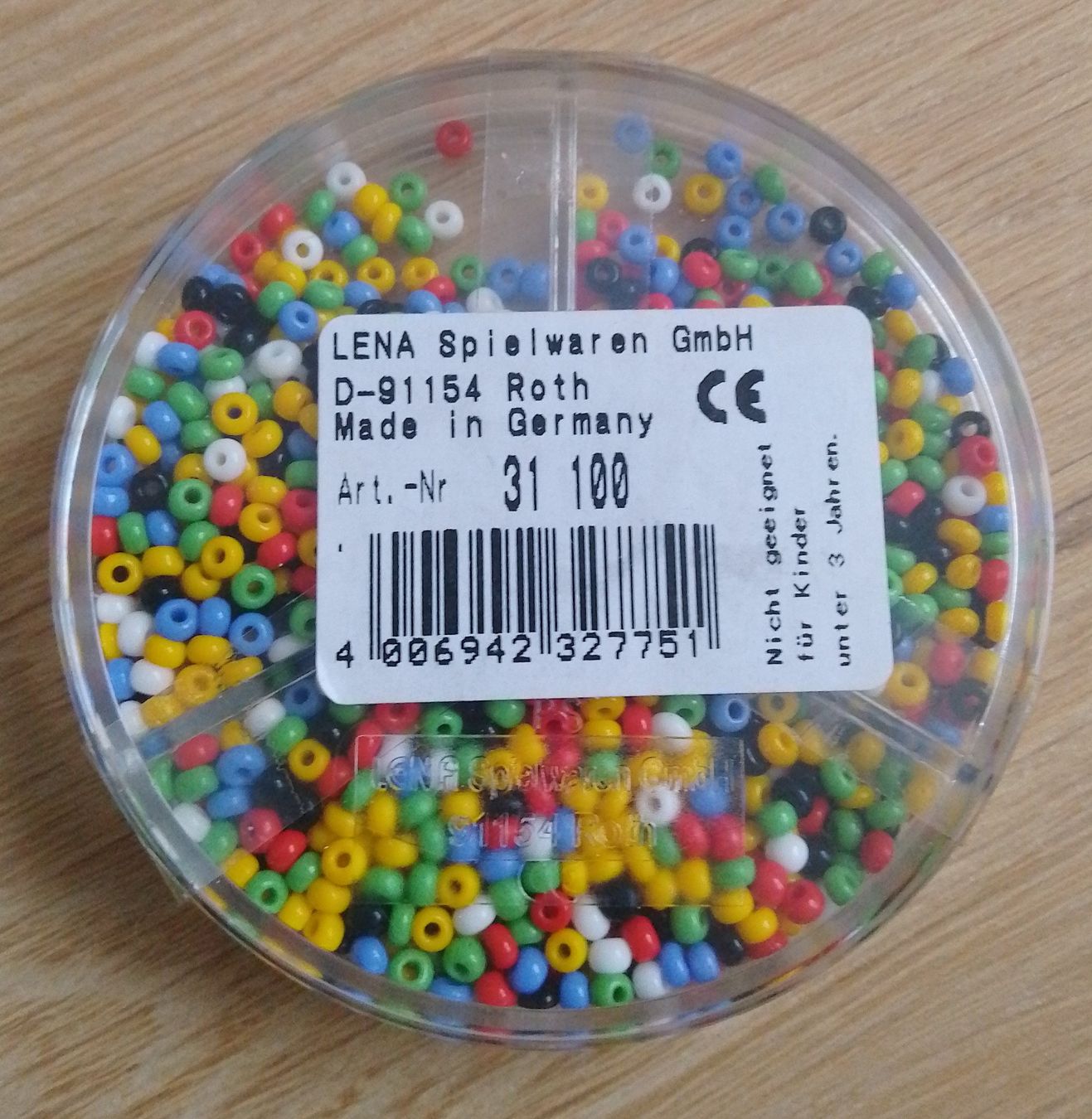 Perlen (unechte): Rocailles Perlen inkl. Schnur und Verschluss – Neu (gemäss Beschreibung) aus Wohlen AG von salamanderspielwaren 2