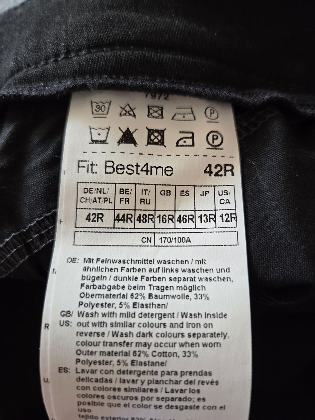 Gerry Weber Jeans: Gerry Weber Hose schwarz – Nuovo e nell'imballaggio originale da Rickenbach Sulz venduto da Kodachrom 3