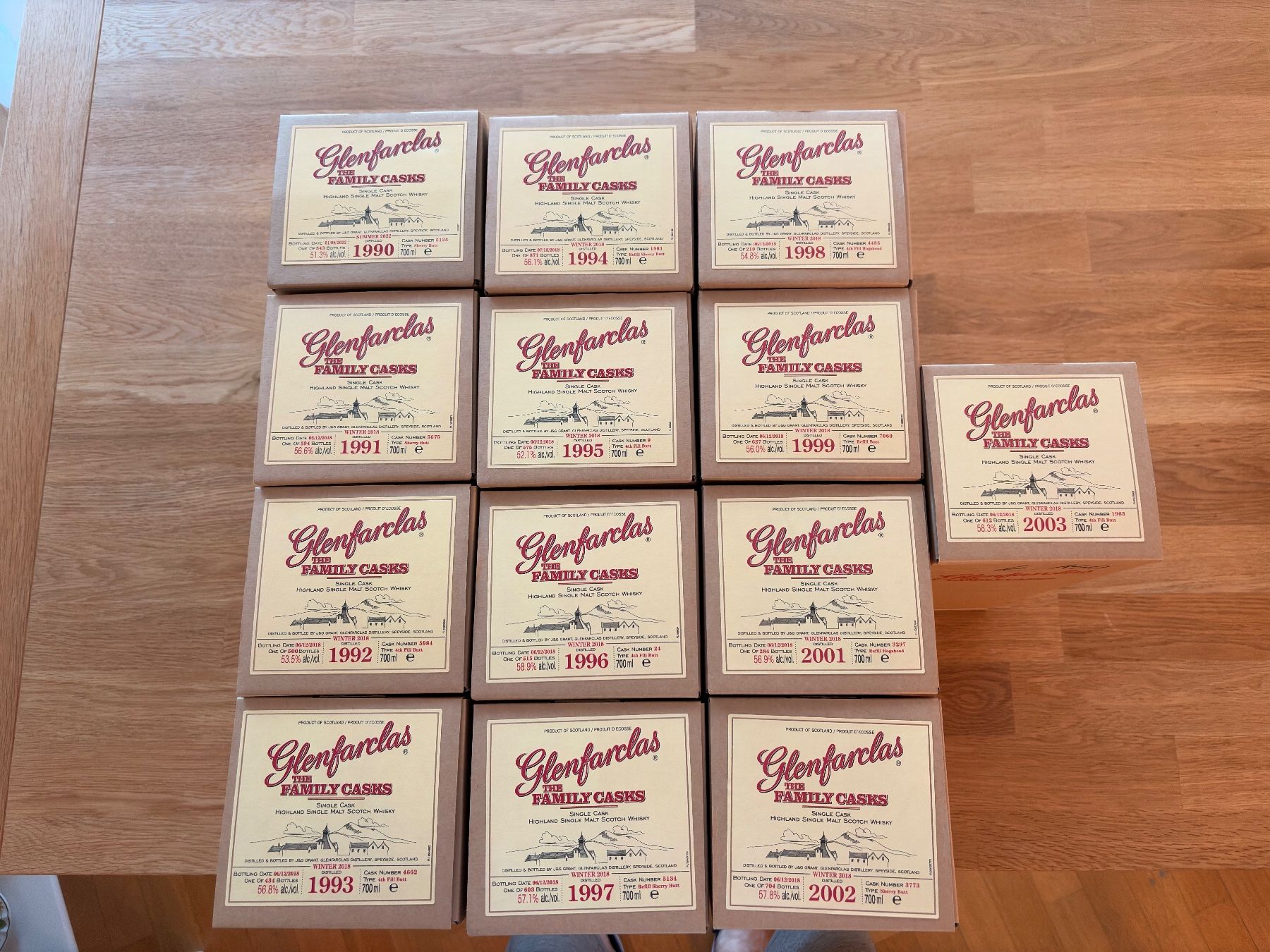 Glenfarclas Bevande alcoliche: Glenfarclas THE FAMILY CASKS – Nuovo e nell'imballaggio originale da St. Moritz venduto da cas_w97x 6