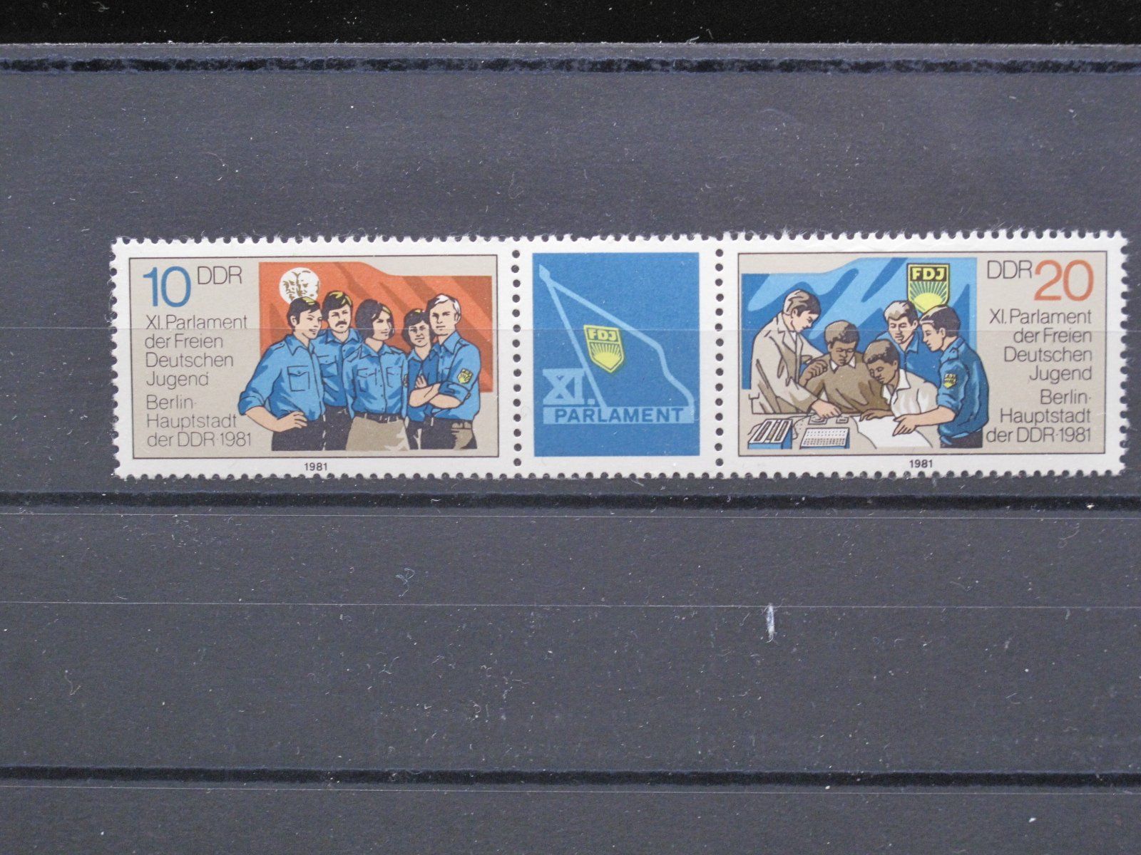 Tutti i francobolli: DDR 1981 Parlament der Deutschen Jugend ** – Usato da Wil SG venduto da fva01