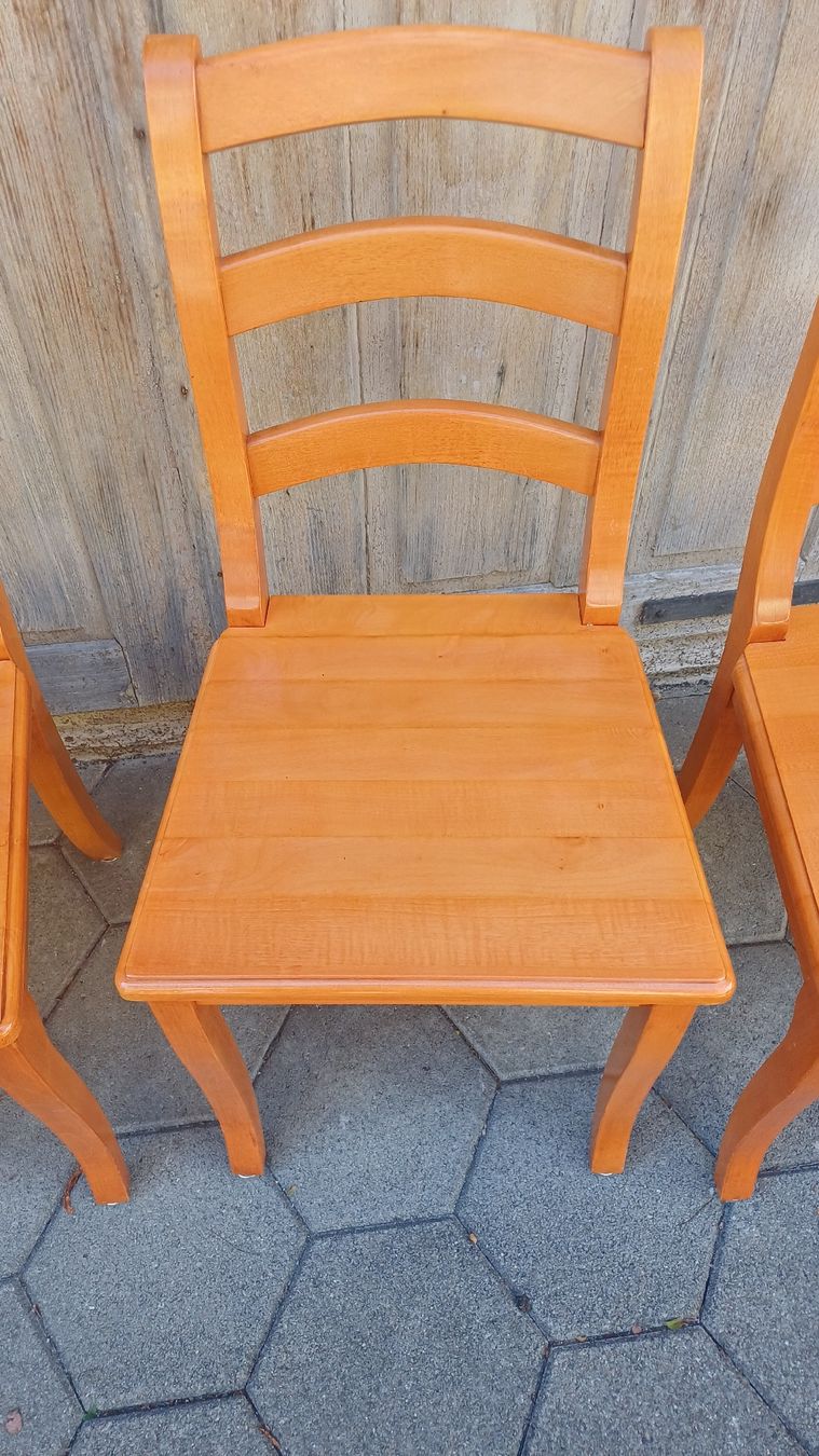 Holzartikel: 6 Biedermeier Stühle in Kirschbaumholz  – Gebraucht aus Flawil von Pinkmalibu 5