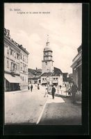 St. Imier, L'église et la place de marc