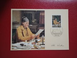 AK Kunst Albert Anker " der Gemeindeschreiber" Sonderkarte