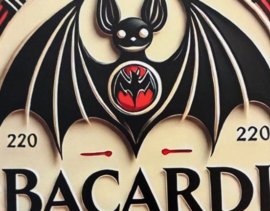 Bacardi Spirituosen: Schönes Bacardi Schild - Neu – Neu und originalverpackt aus Bremgarten AG von Eurotiz