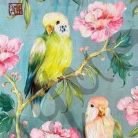 Serviette perruches (1524) 2Stk.