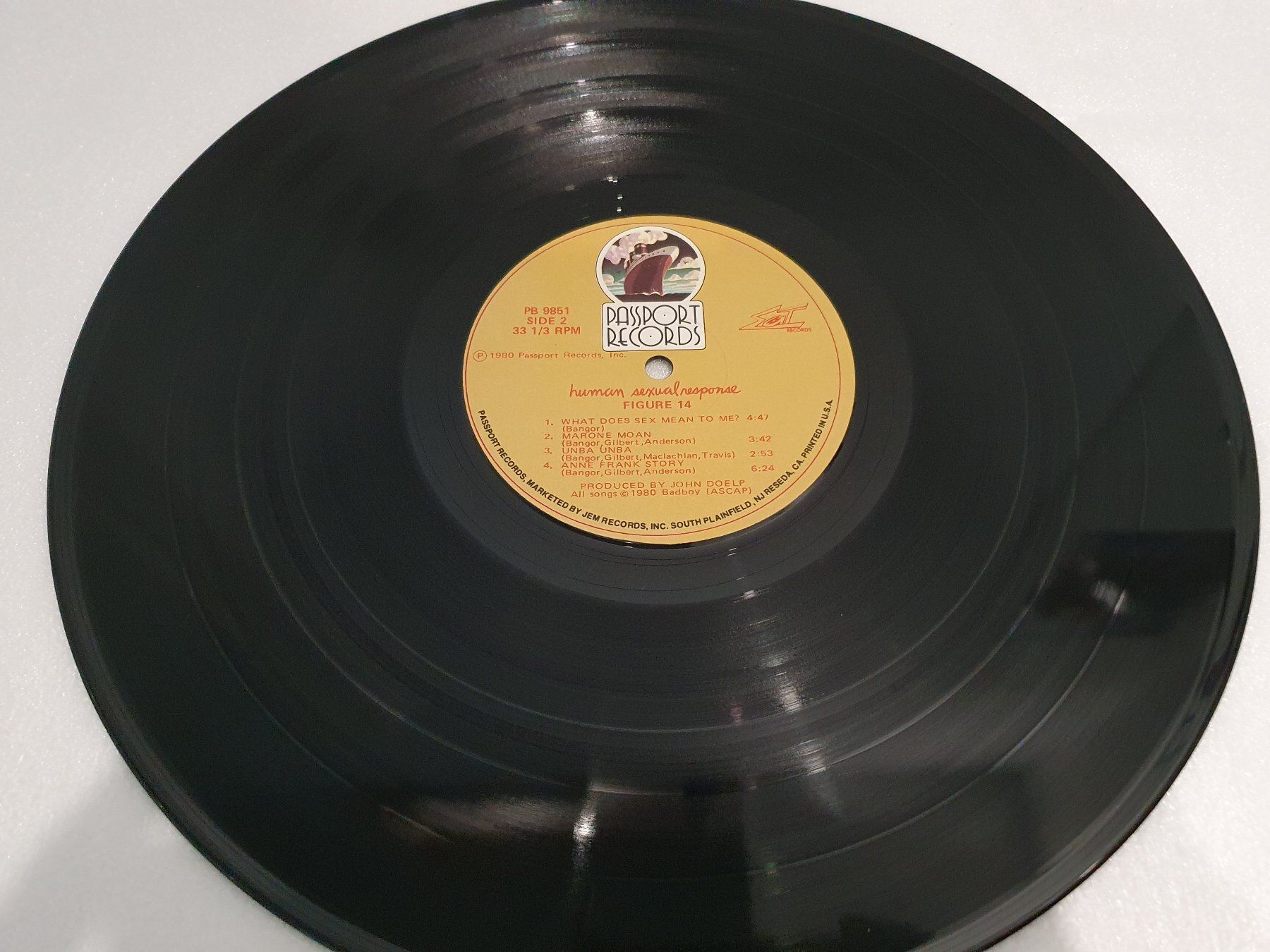 Schallplatten: Human Sexual Response – Fig. 14 – Gebraucht aus Uster von Vinyl-Leidenschaft 4
