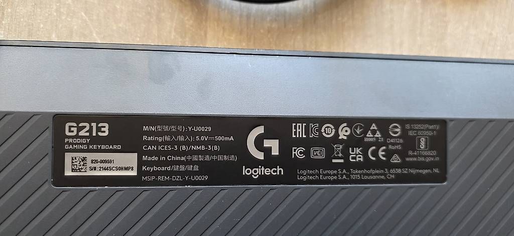 Logitech Claviers: Clavier gaming Logitec G213 – Neuf (Voir description) à Ste-Croix par kar_9x7w 2