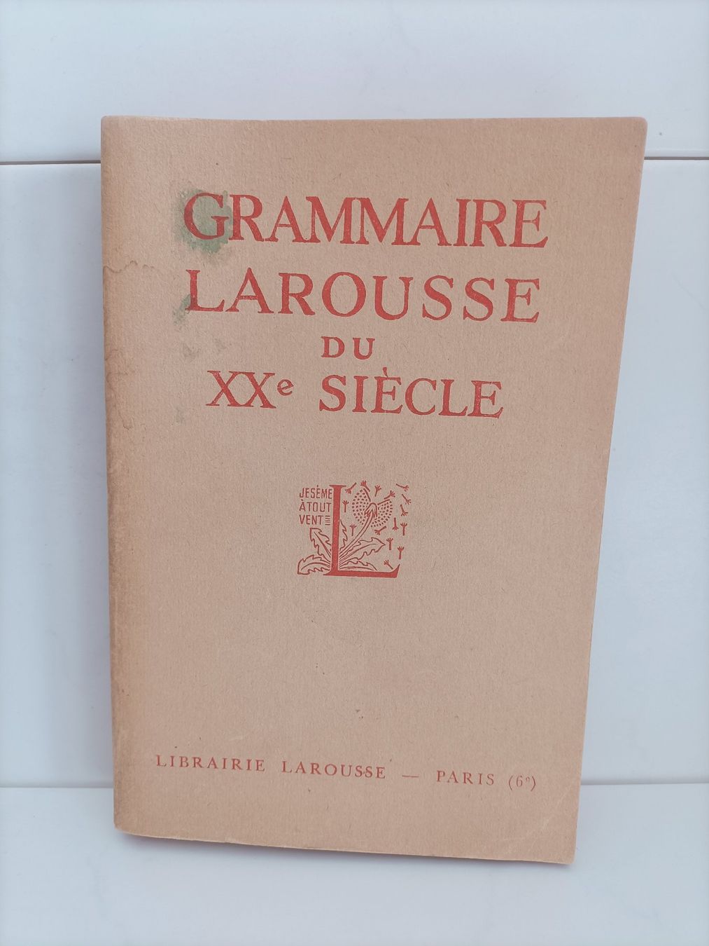 Libri: Grammaire Larousse du XXe siècle / Larousse 1936 – Usato da crans montana venduto da AB3963