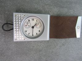 Outdoor Solide Reiseuhr Metallgehäuse und Leder