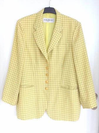 HAUBER eleganter Blazer, Gr 44, Schurwolle +