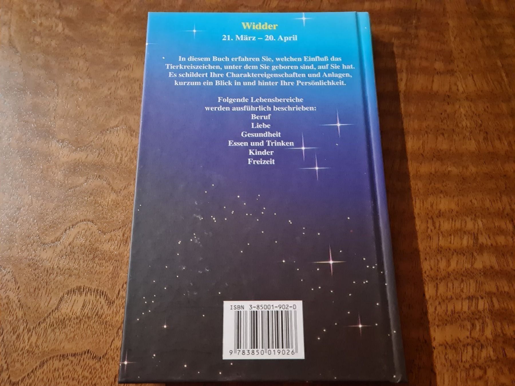 Libri: Widder 21.März-20.April – Usato da Erstfeld venduto da Uhu1980 1