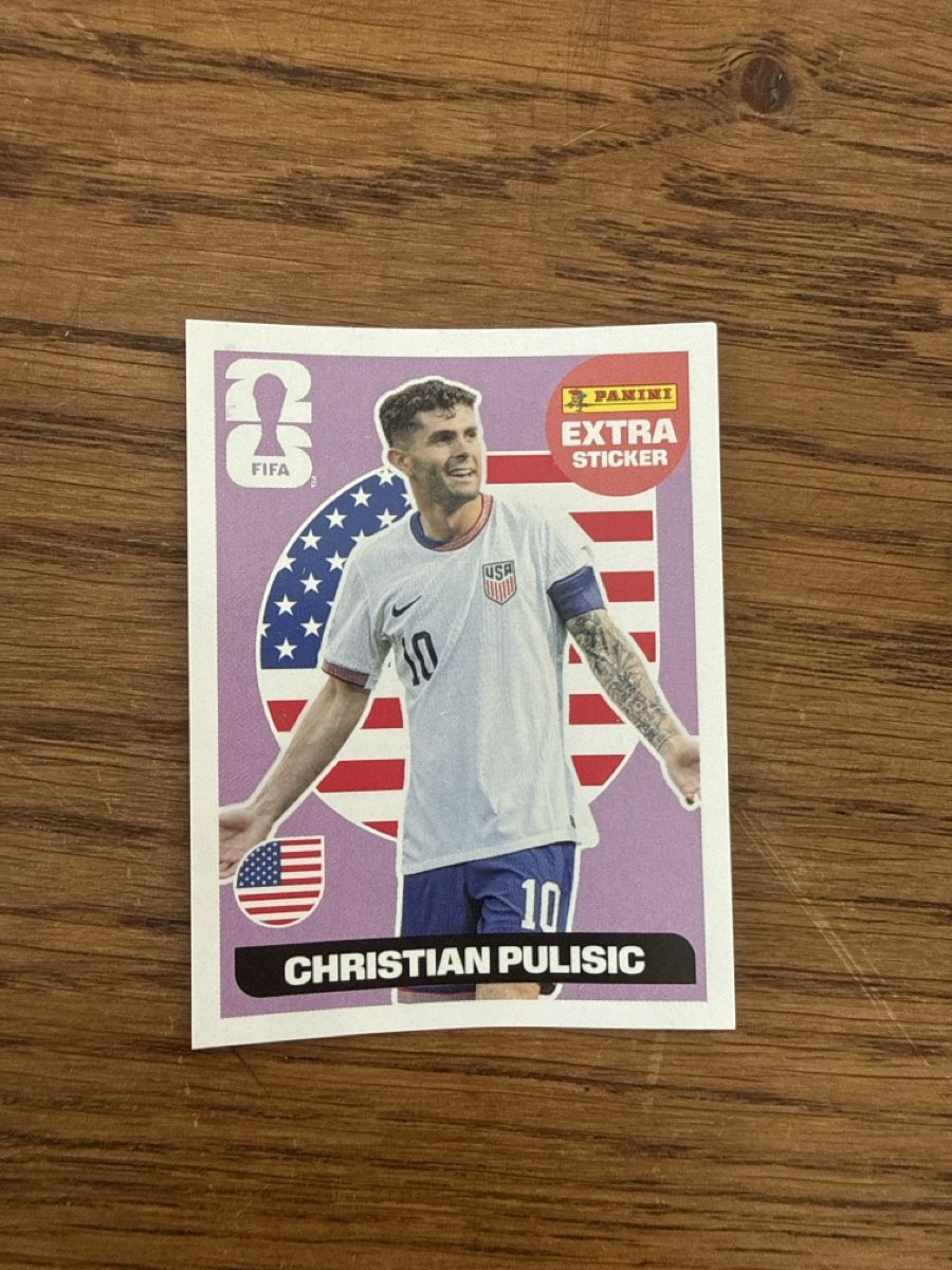 Panini Carte collezionabili: Panini WM 2026 - Extra Sticker Christian Pulisic – Nuovo (secondo la descrizione) da Dielsdorf venduto da SZ23
