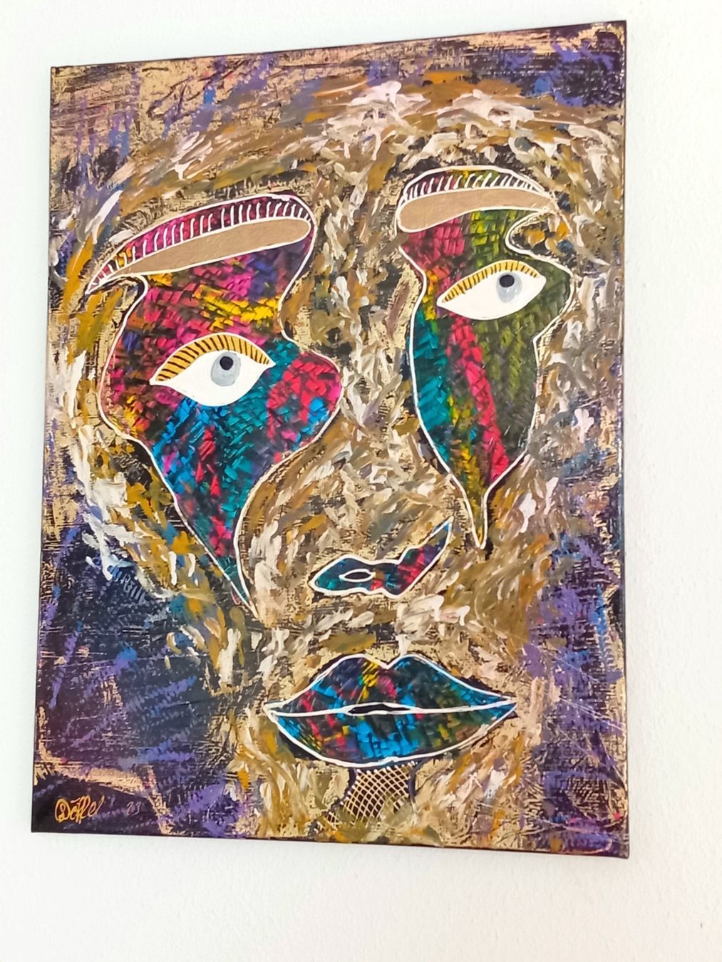 Dipinti: Acryl Gemälde Portrait Kunst Unikat – Usato da Pratteln venduto da mal_8lly 2