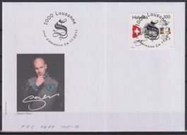 Q1) FDC Freimarke Stress 1411, ET Vollstempel, sehe Scan