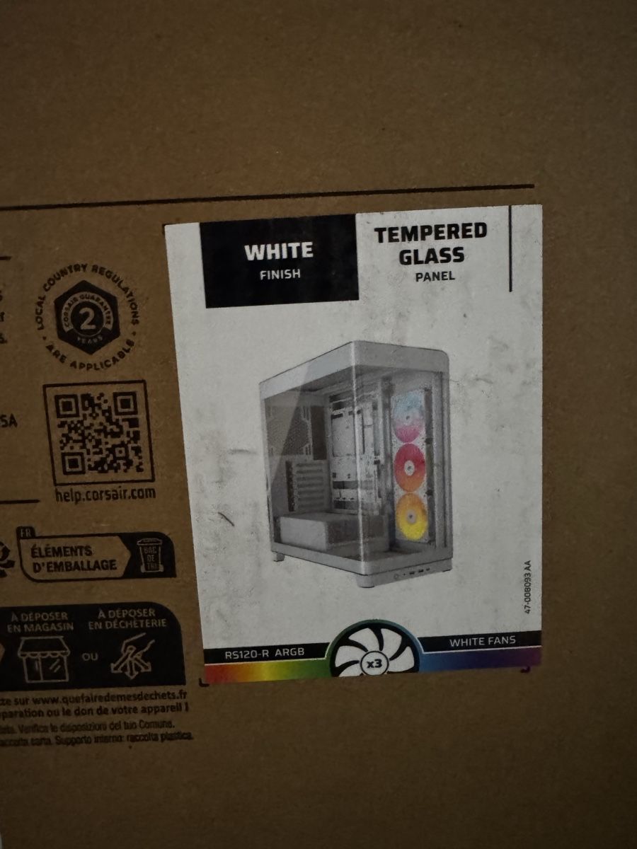 Corsair Gehäuse: PC Case Corsair FRAME 4500X RS-R ARGB – Neu und originalverpackt aus Wohlen AG von mih_675k 4