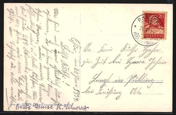 Cartoline postali: Chur, Lürlibad, Blick über die Dächer – Usato da Berlin venduto da bartko-reher 1