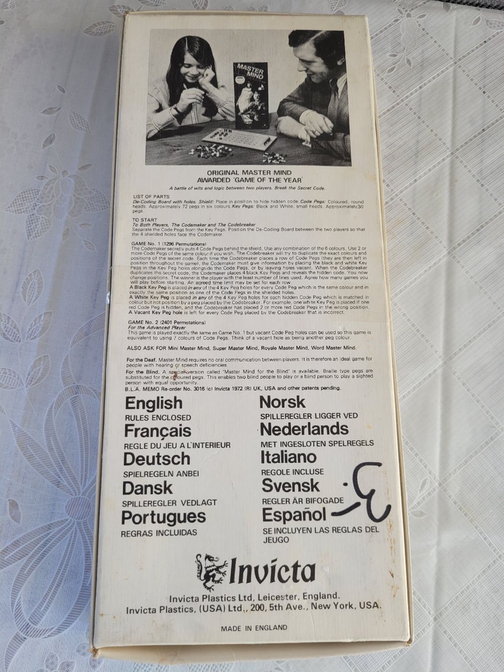 Invicta Giochi: Original 70er Jahre Mastermind einwandfrei  – Usato da Buttikon SZ venduto da Corendo 3