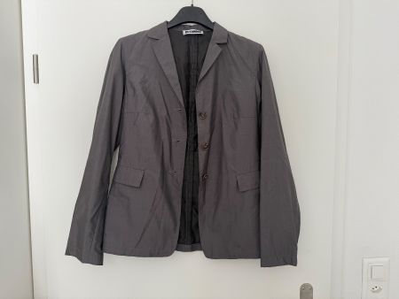 JIL SANDER blazer jacket 100% silk size 34
