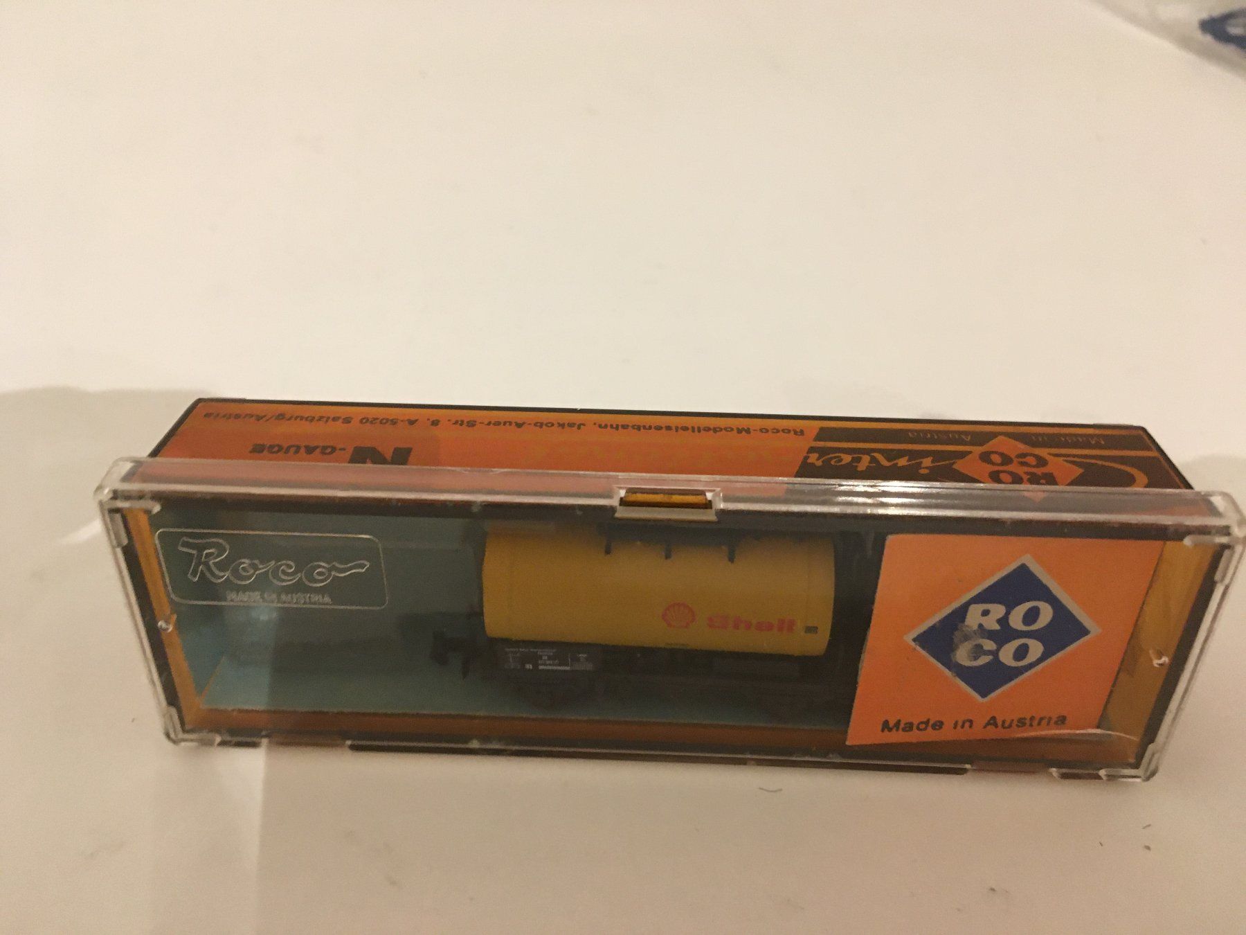 Roco Modellini di ferrovie: Minitrix ROCO Shell Kesselwagen Spur N – Usato da Bätterkinden venduto da Alpearl 1