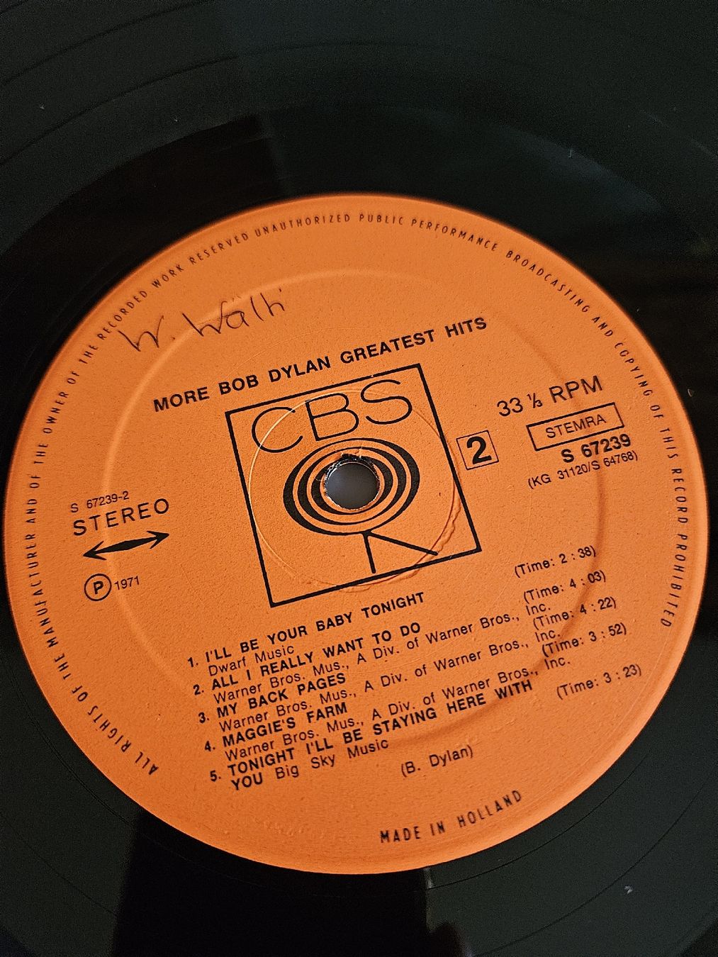Dischi in vinile: Vinyl 2 LPs Dylan More Greatest Hits 1971 – Usato da Bertschikon Gossau venduto da simla09 3