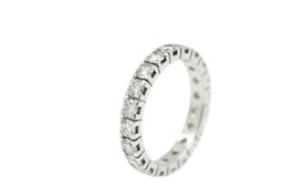 Alliance Brillant Ring 2.09ct 18K Weissgold Gr. 54 *S4278