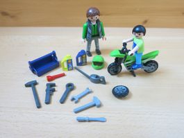 Playmobil div. Werkstattzubehör Töff/Motorrad