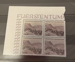 LIECHTENSTEIN Viererblock 1930 er Triesenberg