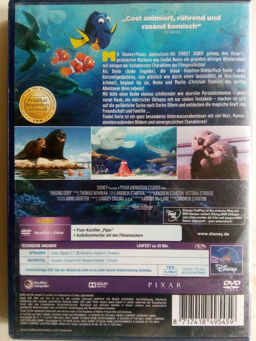 Alle DVDs: Findet Nemo  &  Findet Dorie  (De & Eng)   2-DVD's – Gebraucht aus St. Gallen von elkapone 7