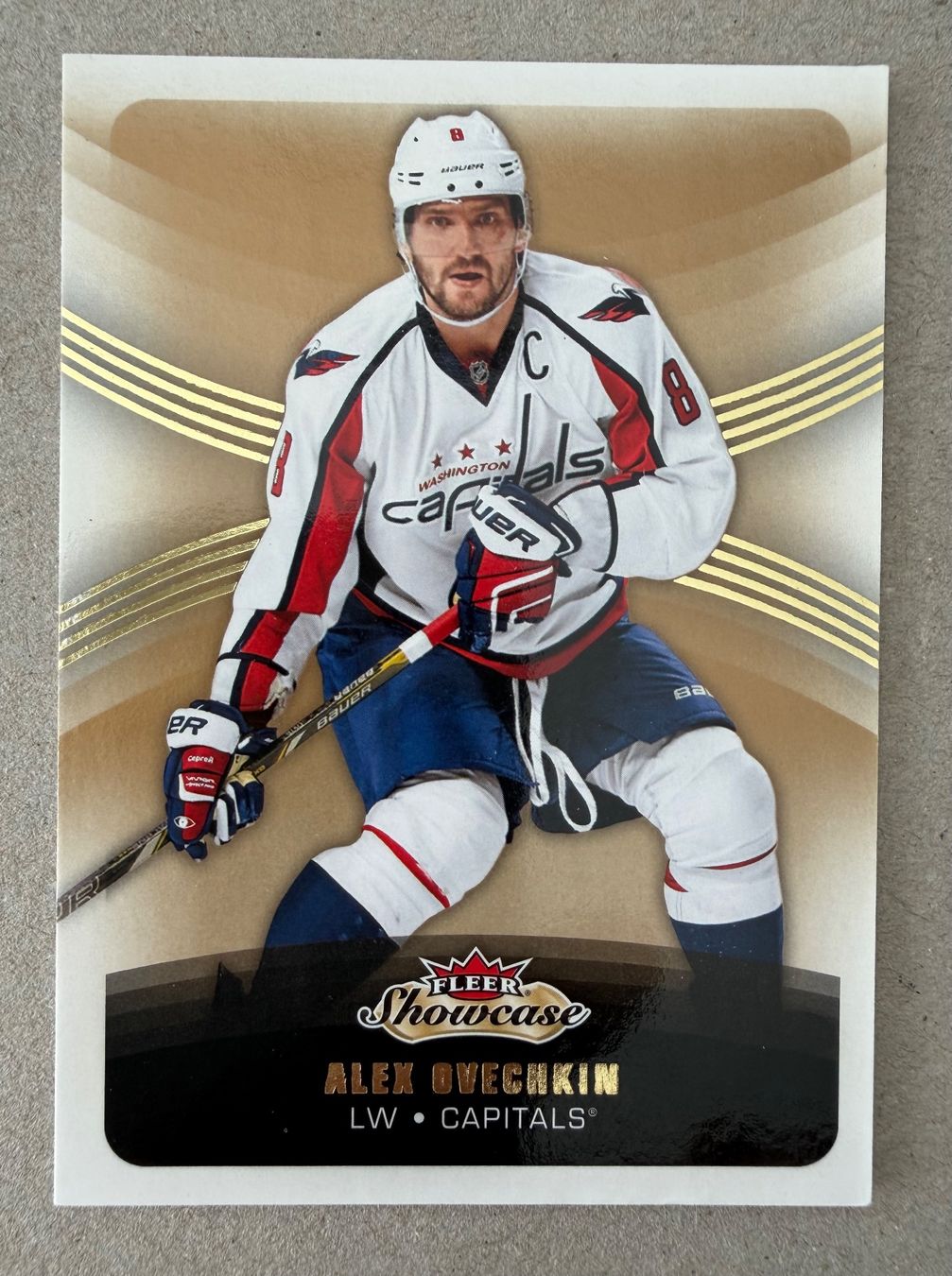 NHL Carte collezionabili: Alex Ovechkin Fleer 2015-16 – Usato da Studen BE venduto da Ironbonehead