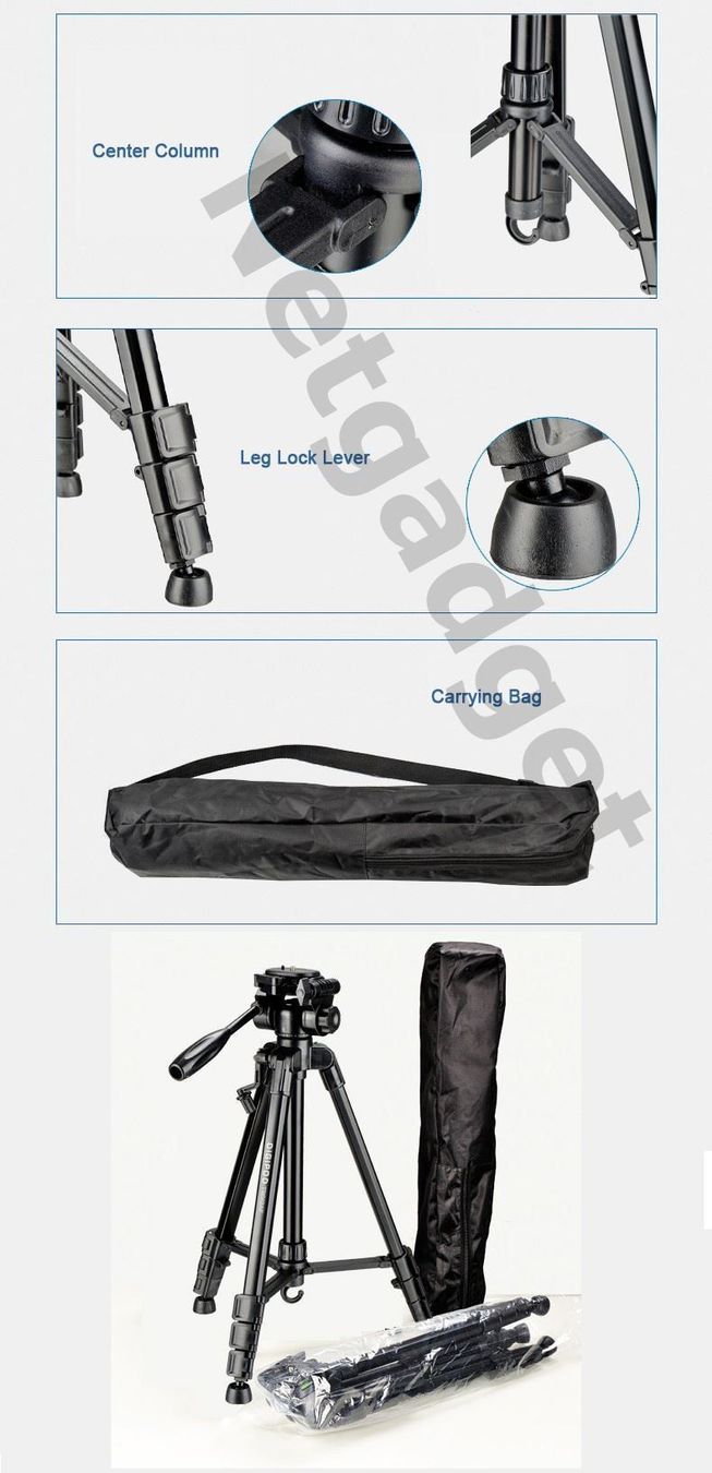 Treppiedi & Teste: Digipod Stativ 145cm: Canon,Sony..TR562F – Nuovo e nell'imballaggio originale da Yverdon-les-Bains venduto da Netgadget 7