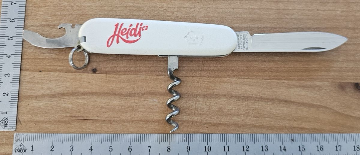 Victorinox Coltelli tascabile: Victorinox Offiziersmesser "Heidi" – Usato da Burgdorf venduto da gbergler33