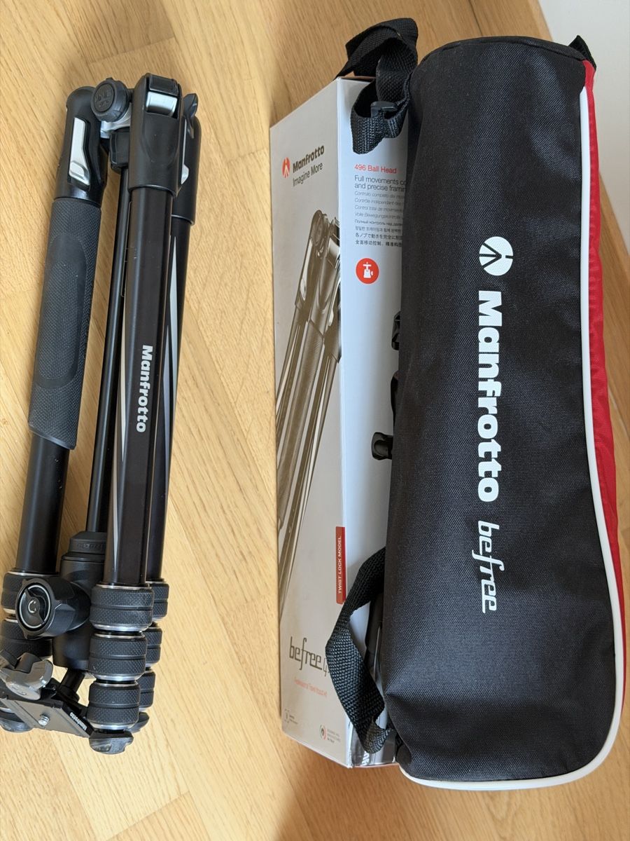Manfrotto Treppiedi & Teste: Manfrotto Befree GT tripod – Nuovo (secondo la descrizione) da Founex venduto da Doddsie 1