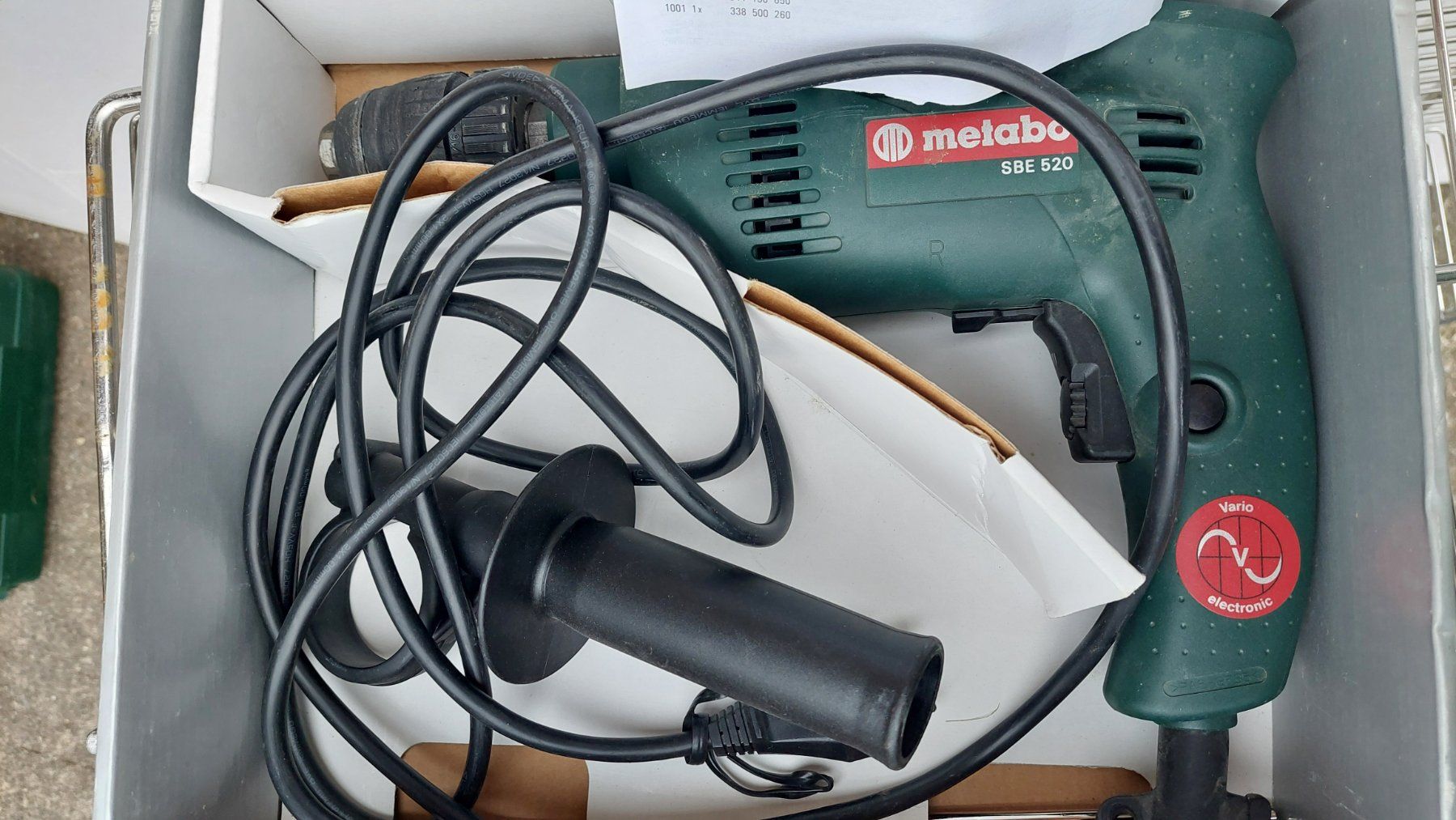 Metabo Trapani: Metabo Bohrmaschine   SBE 520 mit Schnellspanfutter – Nuovo (secondo la descrizione) da Zürich venduto da Frico1