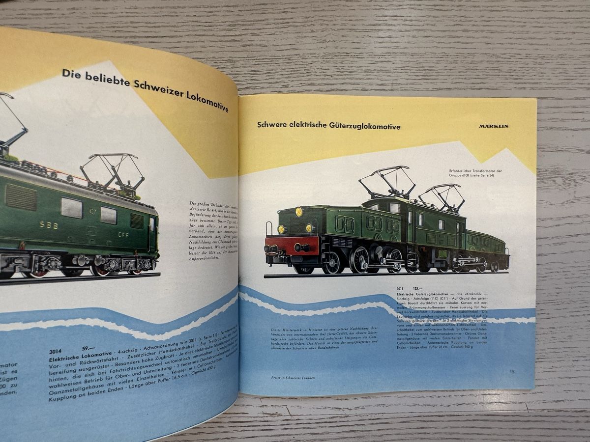 Märklin Modelleisenbahnen: Märklin Katalog 1958 D sfrs – Gebraucht aus Lupsingen von New-Haven 2