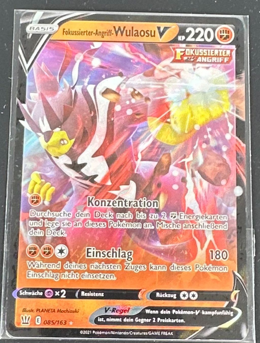 Pokémon Carte collezionabili: Wulaosu V 085/163 Deutsch Pokémon – Nuovo (secondo la descrizione) da Dübendorf venduto da TrimTrend