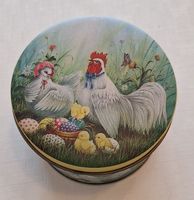 Dekorative Blechdose Huhn Küken  Vintage Deko Top!