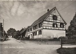 Ansichtskarte-Gerlikon-Dorfpartie