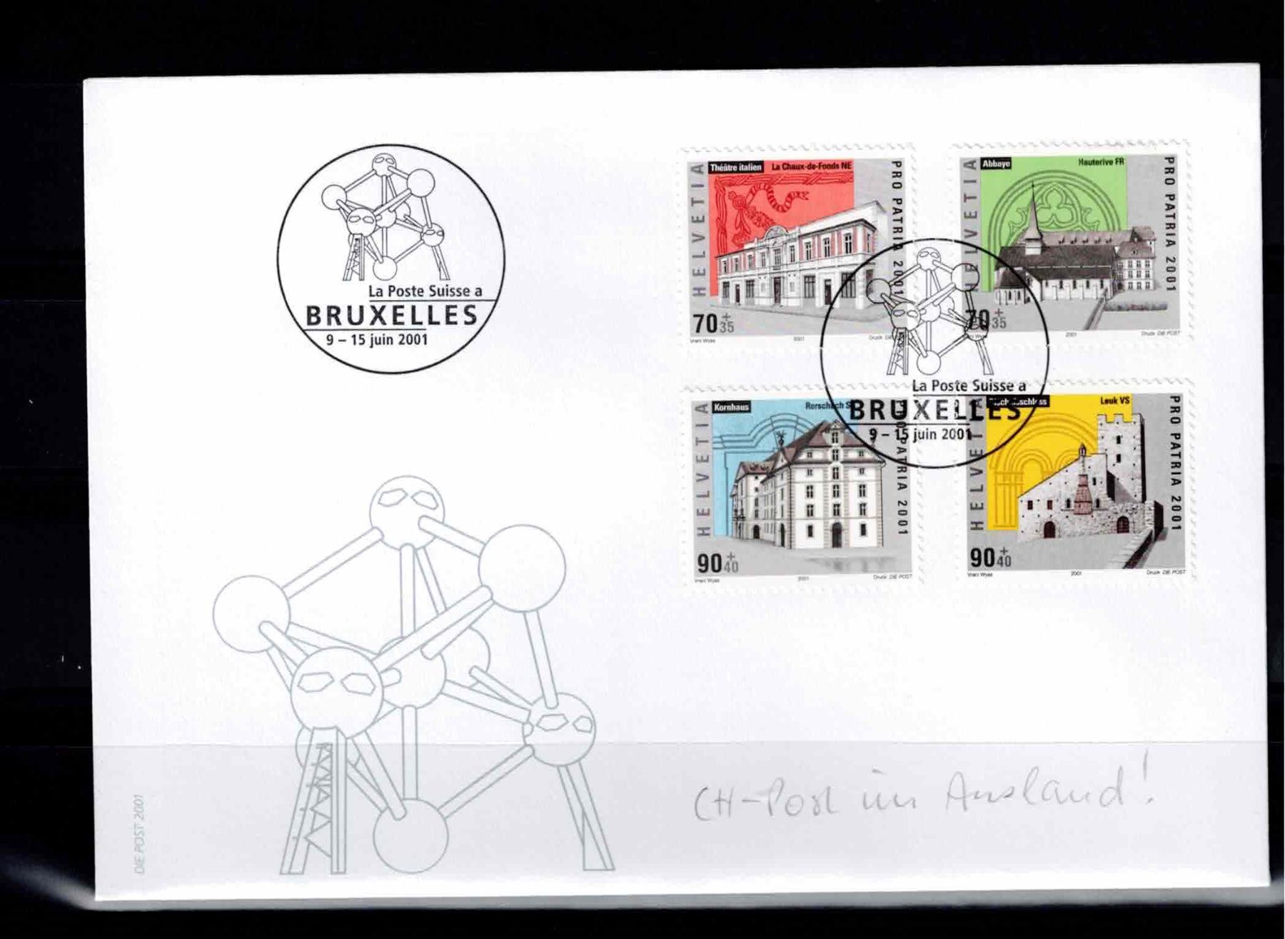 Tutti i francobolli: CH FDC Pro Patria Satz 2001 – Nuovo e nell'imballaggio originale da Koblenz venduto da Markenhimmel